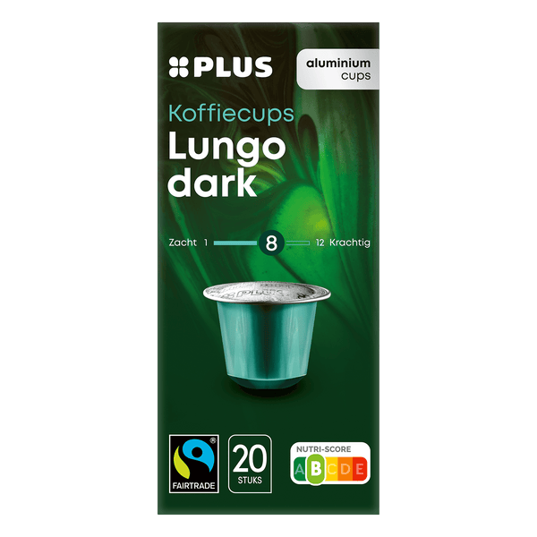 Koffiecups lungo dark Fairtrade