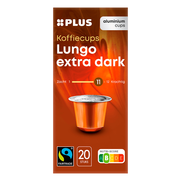 Koffiecups lungo extra dark Fairtrade