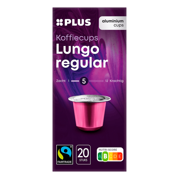 Koffiecups lungo regular Fairtrade