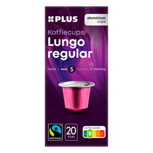 Koffiecups lungo regular Fairtrade