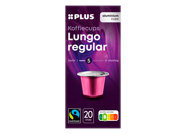 Koffiecups lungo regular Fairtrade