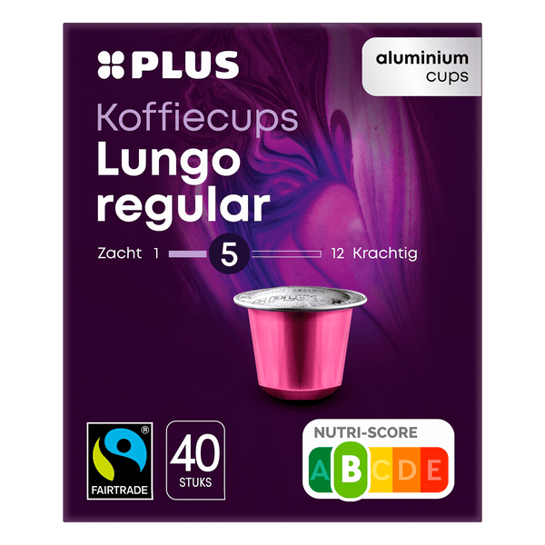 Koffiecups lungo regular Fairtrade