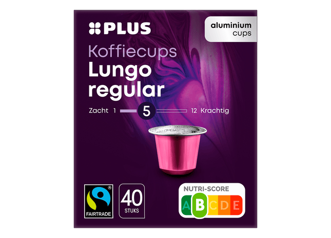 Koffiecups lungo regular Fairtrade