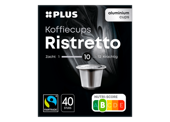 Koffiecups ristretto Fairtrade