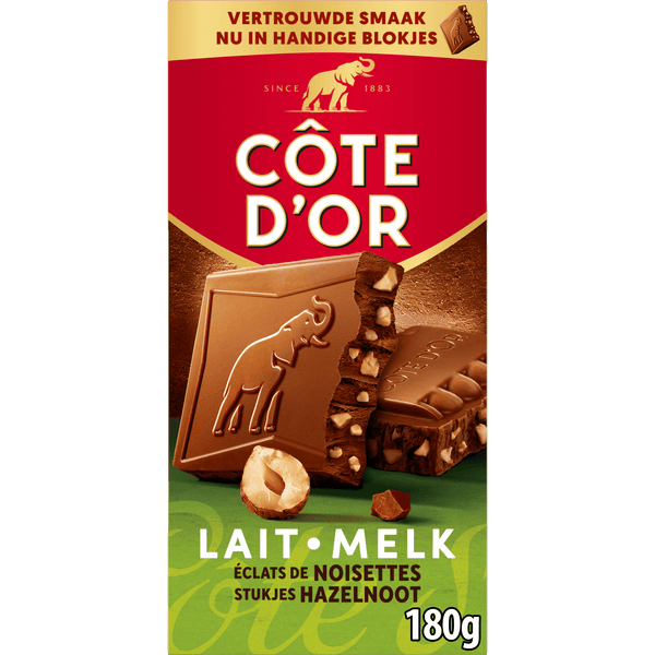 Côte d'Or Milchschokoladenriegel mit Haselnussstückchen