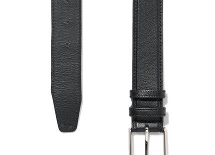 leather men's belt black