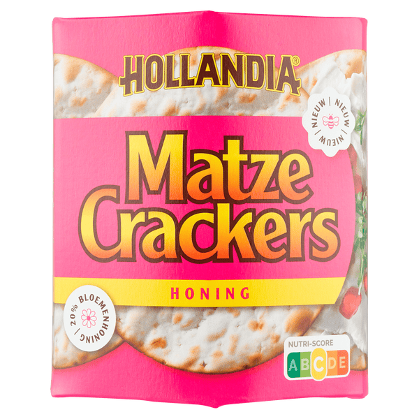 Hollandia Matzecrackers met honing