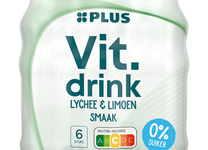 Vitamin drink limoen & lychee 0%