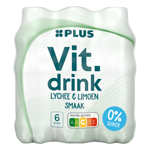 Vitamin drink limoen & lychee 0%