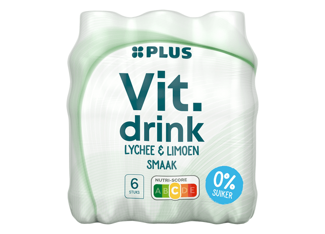 Vitamin drink limoen & lychee 0%