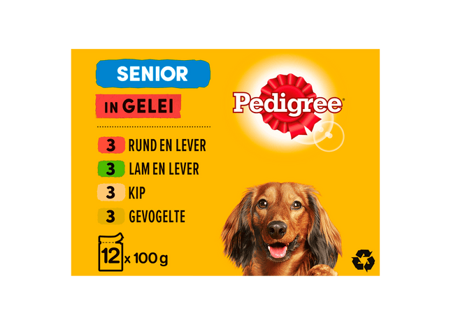 Pedigree Senior Meat in Jelly Hundefutter
