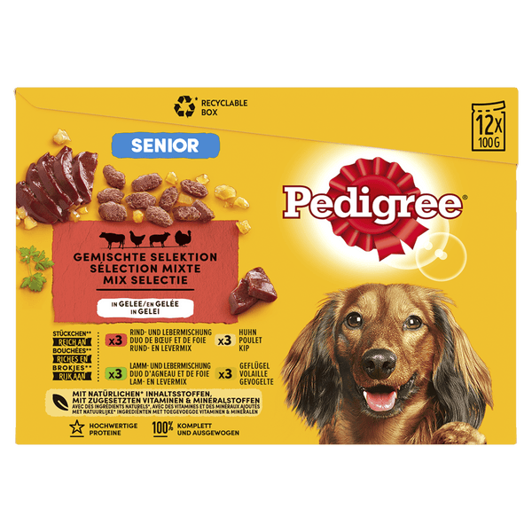 Pedigree Senior Meat in Jelly Dog Food