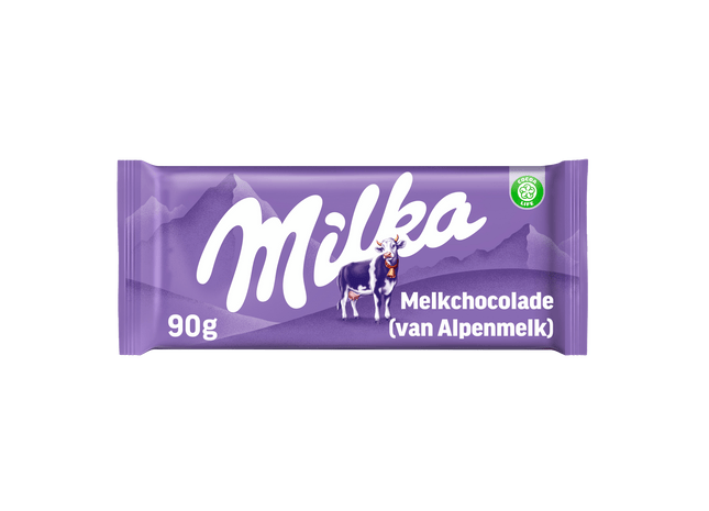 Milka Chocoladereep Alpenmelk
