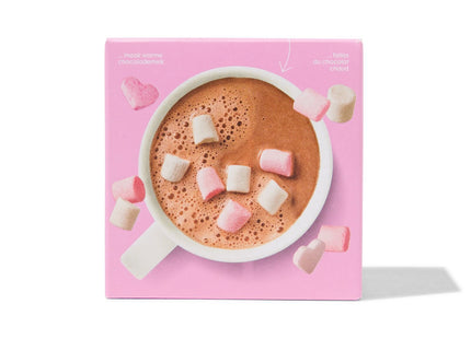 choco bomb met suikerhartjes en marshmallows  Dutchshopper