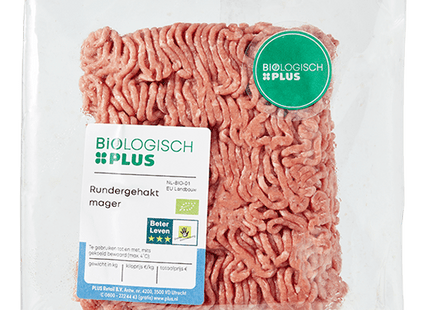 Organic lean minced beef