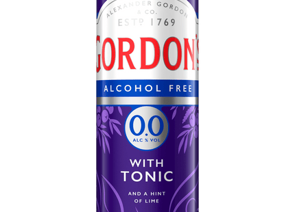 Gordon's Non alcoholic gin &amp; tonic lime