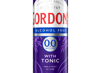 Gordon's Non alcoholic gin & tonic lime  Dutchshopper