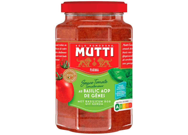 Mutti Pastasaus Basilico