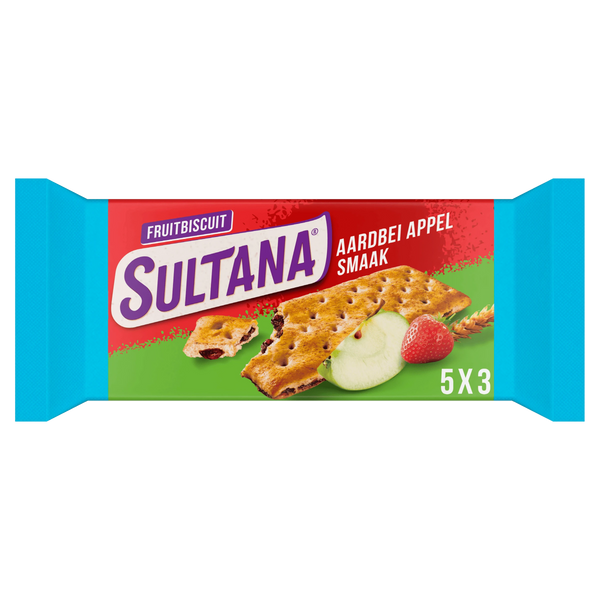 Sultana Fruchtkeks 30 % Fruchtfüllung Erdbeere-Apfel