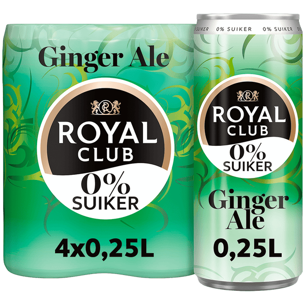 Royal Club Ginger ale 0% suiker