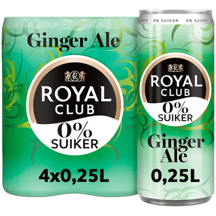 Royal Club Ginger ale 0% suiker