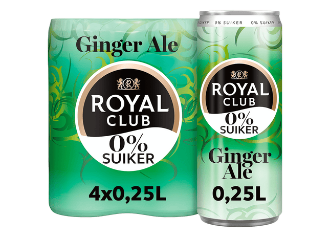 Royal Club Ginger ale 0% suiker