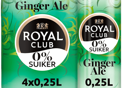 Royal Club Ginger ale 0% suiker