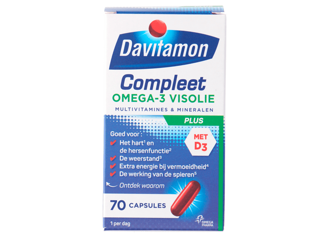 Davitamon Vitamine Compleet omega3 visolie