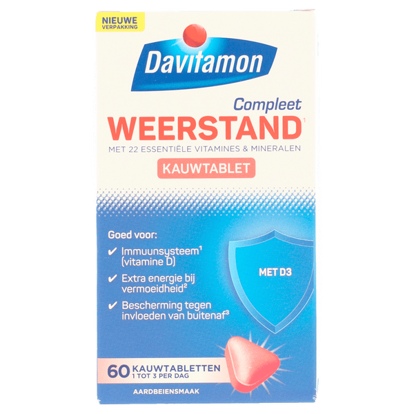 Davitamon Vitamine Kauwtablet aardbei