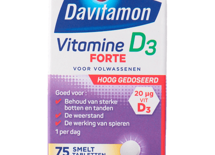 Davitamon Vitamin D melting tablets forte