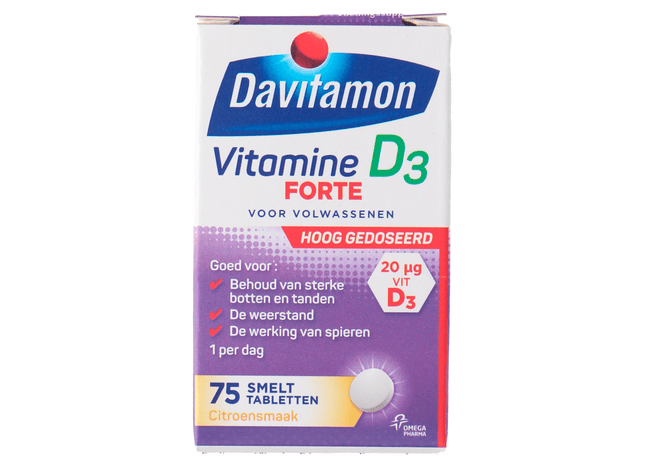 Davitamon Vitamine D smelttabletten forte