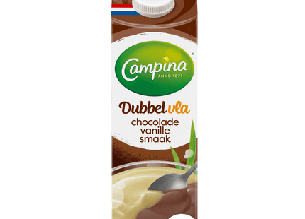 Campina Dubbelvla chocola vanille