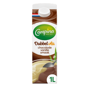Campina Dubbelvla chocola vanille
