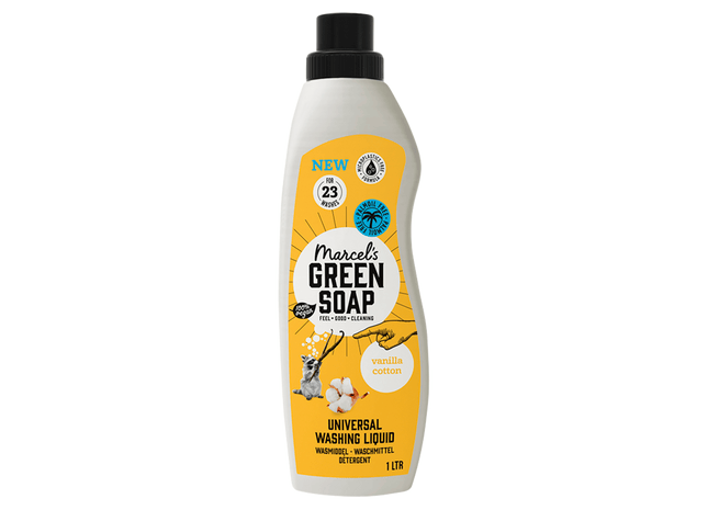 Marcel's Green Soap Vloeibaar wasmiddel universeel vanille