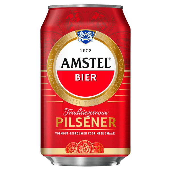 Amstel Pilsener beer can