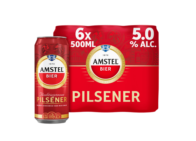 Amstel Pilsener bier blik