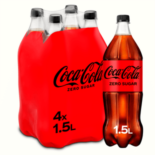 Coca-Cola Zero Zucker 4er-Pack