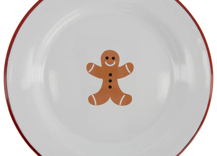 children's Christmas tableware enamel plate Ø22cm