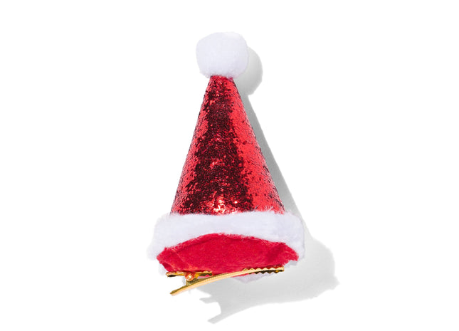 haarclips kerstmuts