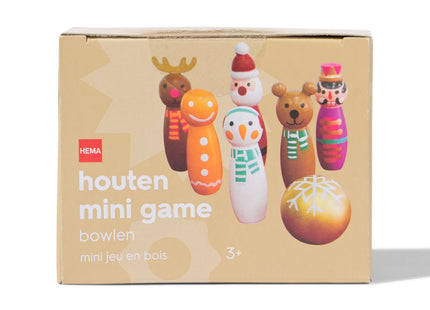 mini kerst bowlingspelletje