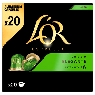 L'Or Lungo elegante Kaffeetassen im Vorteilspack