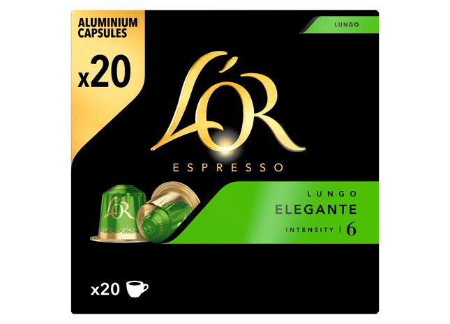 L'Or Lungo elegante voordeelpak koffiecups