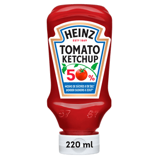 Heinz Ketchup 50% minder suikers en zout