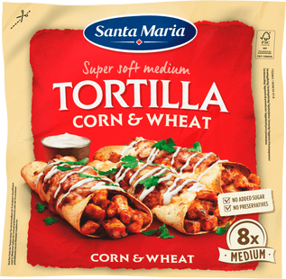 Santa Maria Tortilla Wrap Mais &amp; Weizen Packung 8 Stk