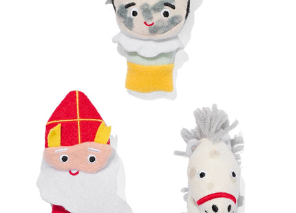 finger puppets Santa - 3 pieces