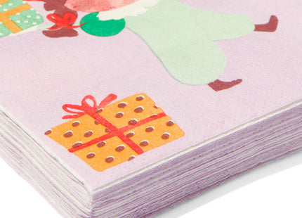 paper napkins 3-layer Sint 33x33cm - 20 pieces