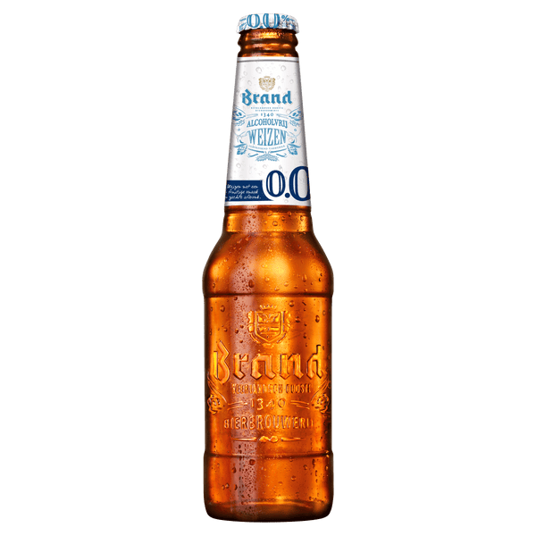 Marke Weizen 0,0 Bierflasche