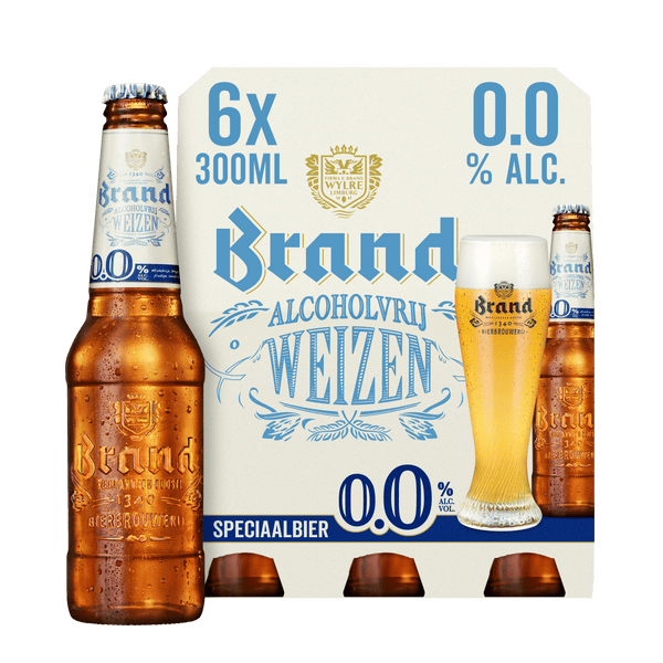 Brand Weizen 0.0 bier fles