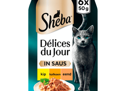 Sheba Délices du jour gevogelte