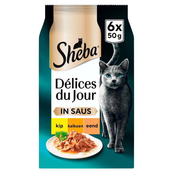 Sheba Délices du jour gevogelte in saus